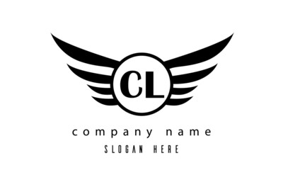 CL wings latter logo
