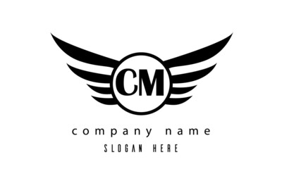 CM wings latter logo