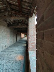 Rocca of Imola, old abandoned building