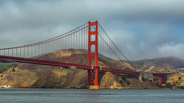 Hyperlapse der Golden Gate Bridge in San Francisco