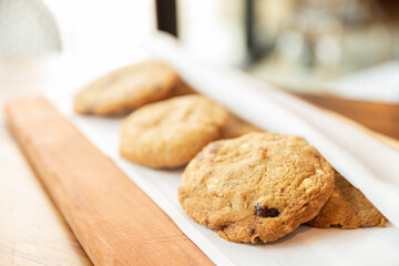 Freshly Baked Cookies in a Towel