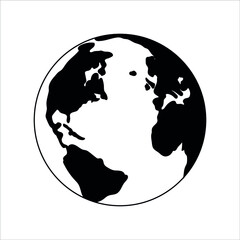 earth globe vector