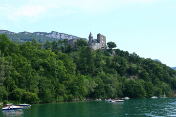 Le château de Châtillon dans le département de la Savoie en France