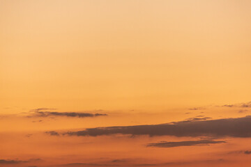 Image of colorful evening sky with light clouds