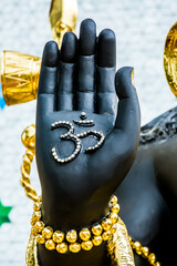 Hand of Shiva  statue in Wat Pak Muang , Chiangmai Thailad.
