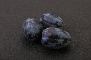 Ripe sweet and tasty plum