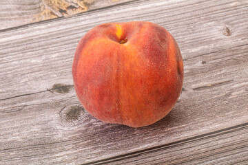 Fresh ripe sweet peach fruit
