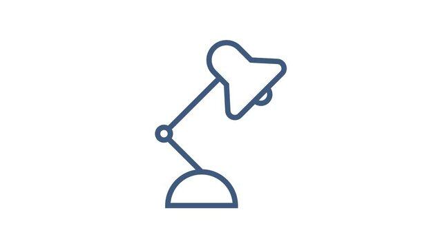 Office icon. Web icon set. Office, great design for any purposes. Motion graphics.