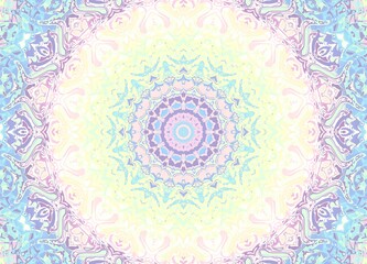 Digital fractal pattern. Abstract background.