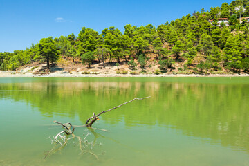 Lake Beletsi, one of the last preserved natural resources at Attica region, very close to Athens...
