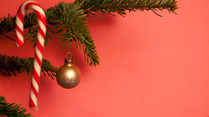 christmas decoration on a tree