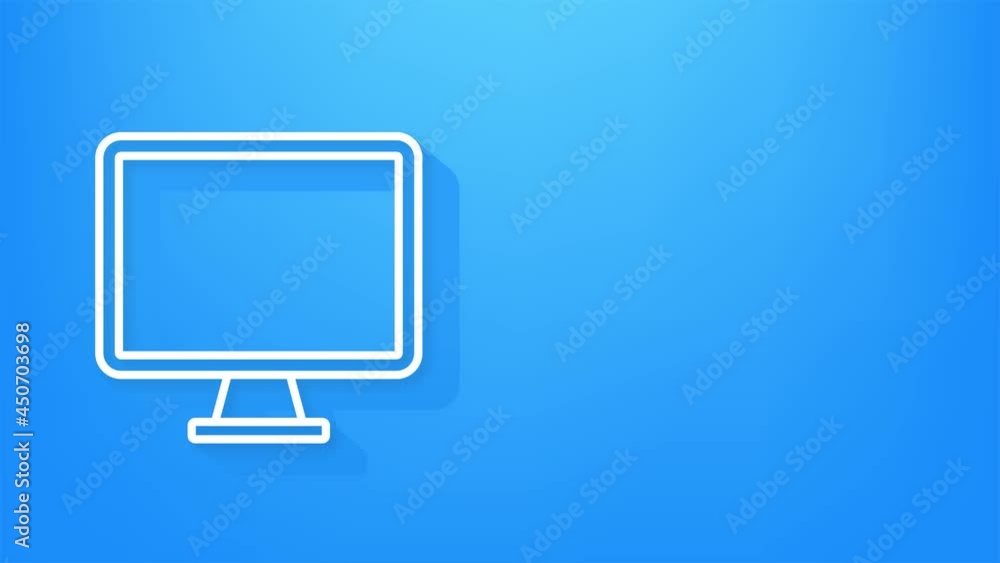Aufkleber technology icon on white background. information technology. digital communication. device icon. glo