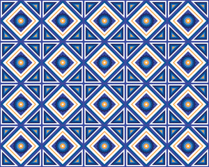 Ethnic fabric texture pattern Abstract Geometric Vector oriental illustration retro embroidery repeating 