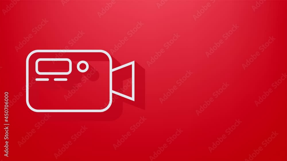 Poster Incoming video call on laptop. Laptop with incoming call, man profile picture and accept decline buttons. Motion graphics.