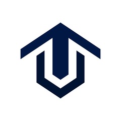 VT letter logo, modern and minimal design concept, logo, logotype element for template.