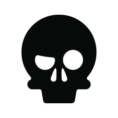 Scull vector icon set. Skeleton illustration symbol collection. halloween sign or logo.