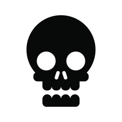 Scull vector icon set. Skeleton illustration symbol collection. halloween sign or logo.