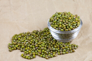 Mung beans in bowl.