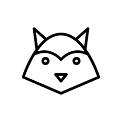 fox icon animal vector for your design