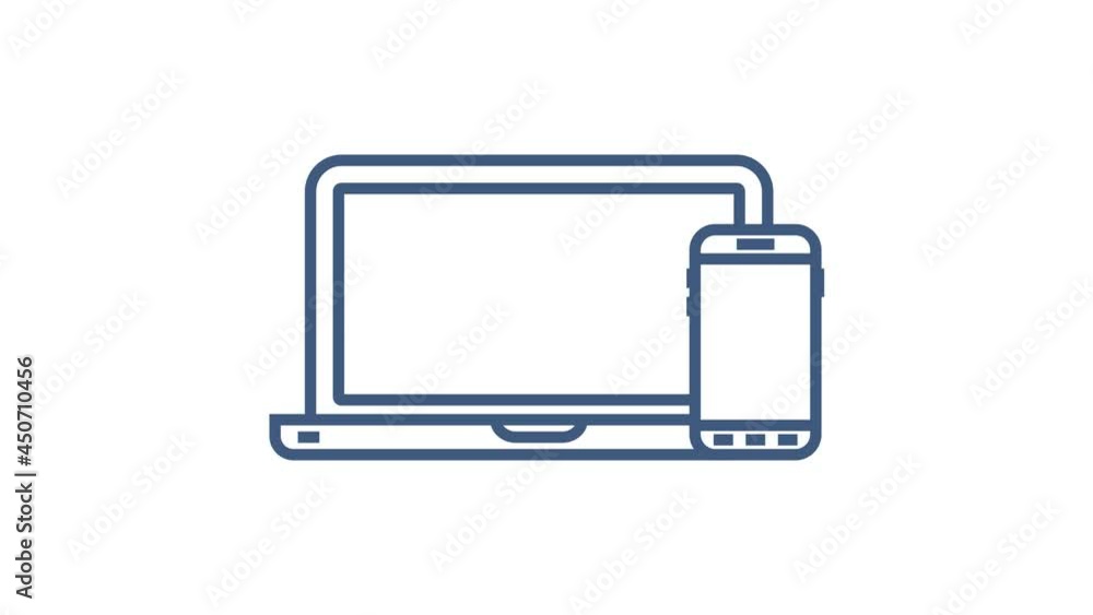 Aufkleber technology icon on white background. information technology. digital communication. device icon. glo
