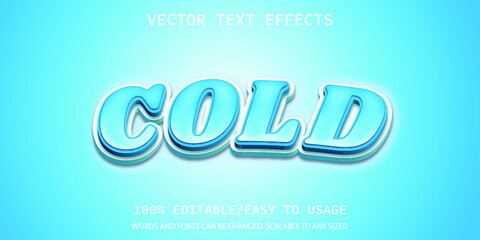 cold style text effect 