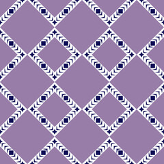 seamless pattern in the form of a rhombic ornament on a pink background for prints on fabrics, clothes, bedding, napkins and for decorating rooms, frames, covers