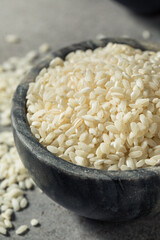 Raw White Organic Arborio Rice