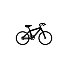 Bike Logo Icon Vector, vehicle for sports, racing, casual, downhill, retro template