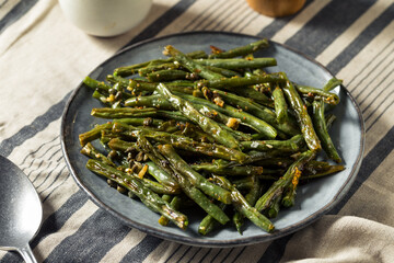 Healthy Homemade Roasted Green Beans