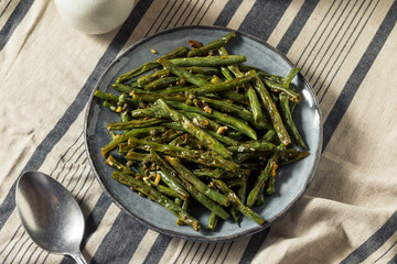 Healthy Homemade Roasted Green Beans