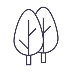 round trees icon