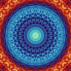 Abstract geometrical background. Ornamental symmetric pattern