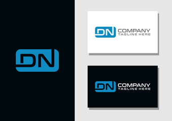 Premium Logo Design Vector Letter D N. Abstract Logo DN
