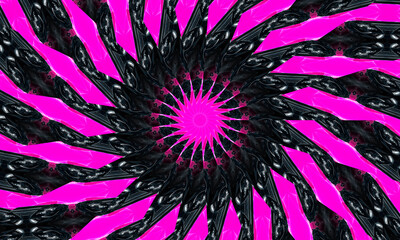 Obraz premium abstract kaleidoscope background. multicolor mosaic texture. pink black kaleidoscope pattern. beautiful kaleidoscope. creative design.