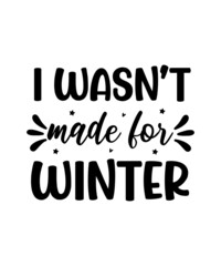 winter svg tshirt design 