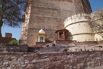 インド　ジョードプルのメヘランガル城塞