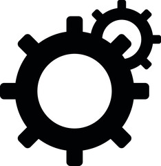 Setting icon vector. Gear or Cog