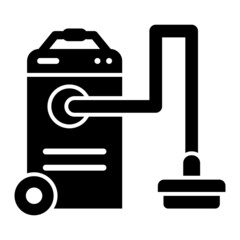 Vector Vacuum Glyph Icon Design