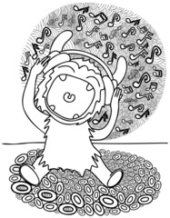 the monster is singing