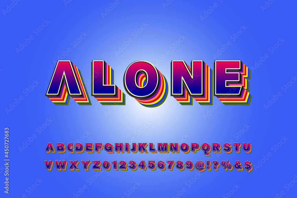 Poster font.alphabet.typeface.script.shadow effect.handcrafted handwritten vector label design old style.vi