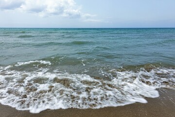 seascape - sky,and blue sea - horizon