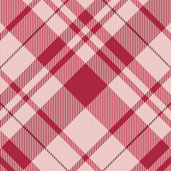 Seamless checkered pattern background. fabric texture. Vector.