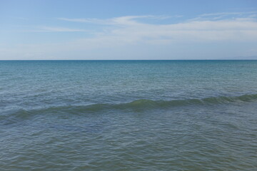 seascape - sky,and blue sea - horizon