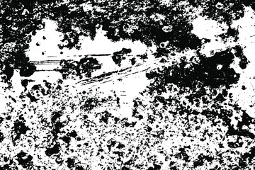 Grunge vector texture. Abstract cracked background. Aged and weathered broken surface. Dirty and damaged. Detailed rough backdrop. Vector graphic illustration.