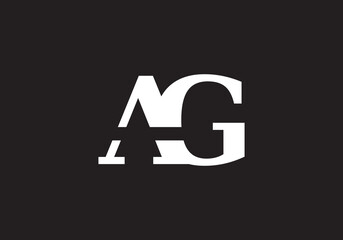 this is a creative latter AG iconic logo symbol 