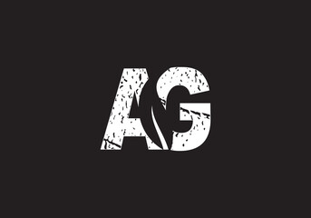 this is a creative latter AG iconic logo symbol 