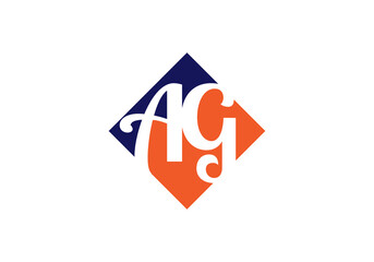 this is a creative latter AG iconic logo symbol 