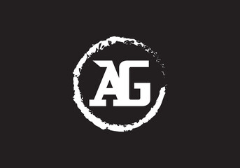 this is a creative latter AG iconic logo symbol 