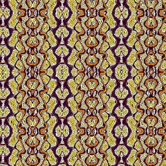 Abstract fractal pattern in afro style.