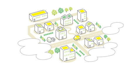 小さな穏やかな街